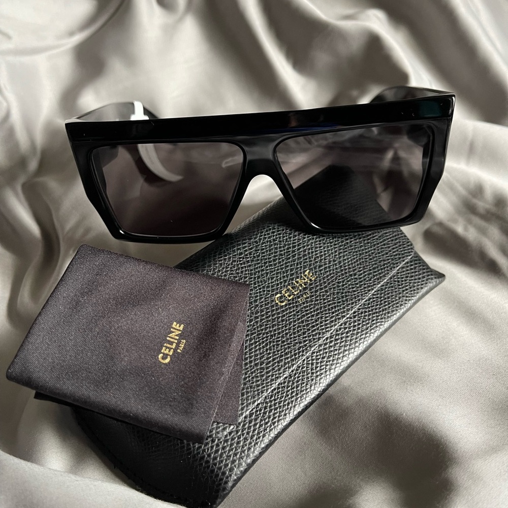 CELINE
Unisex Flat Top Square Sunglasses, 57mm